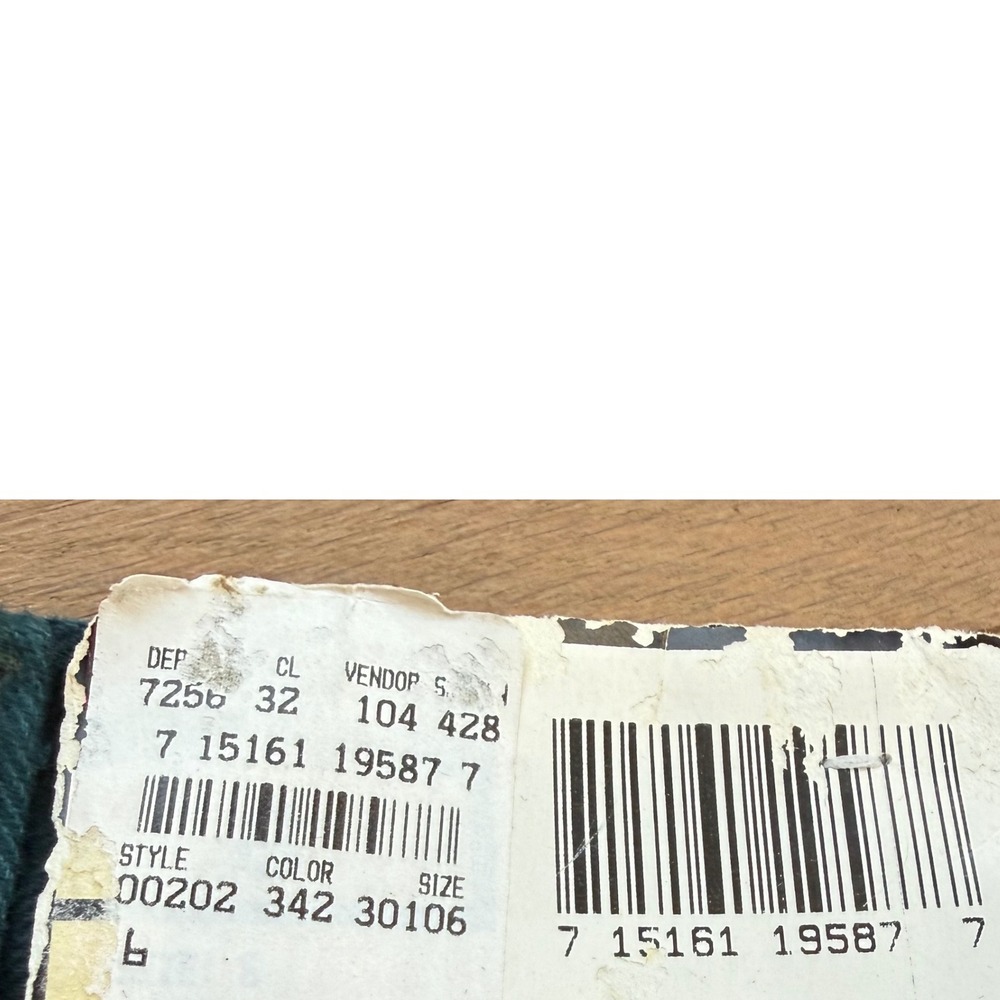Jordache Basics Original Jeans Womens 6 Vintage High Rise Tapered Teal Green NEW - Picture 6 of 9
